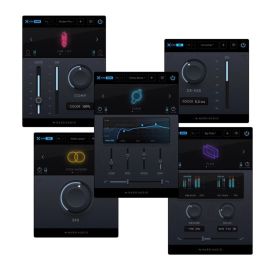 终极智能人声混音效果器全集  Nuro Audio Xvox Pro v1.0.2 WIN-音浪网-音乐制作系统办公资源