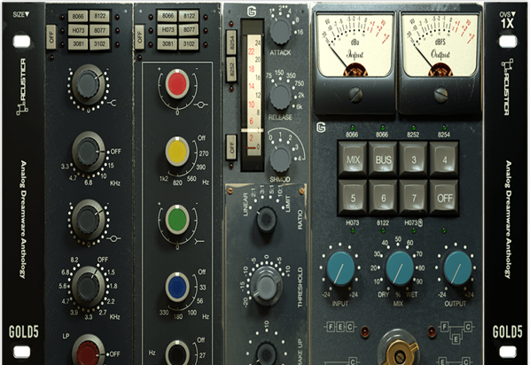 英国老式调音台效果器 Acustica Audio Gold 5 2023-R2R WIN-音浪网-音乐制作系统办公资源