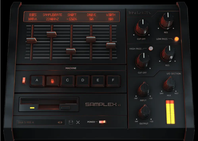 复古采样模拟器 BeatSkillz SampleX v3 v1.0.0 R2 WiN-音浪网-音乐制作系统办公资源
