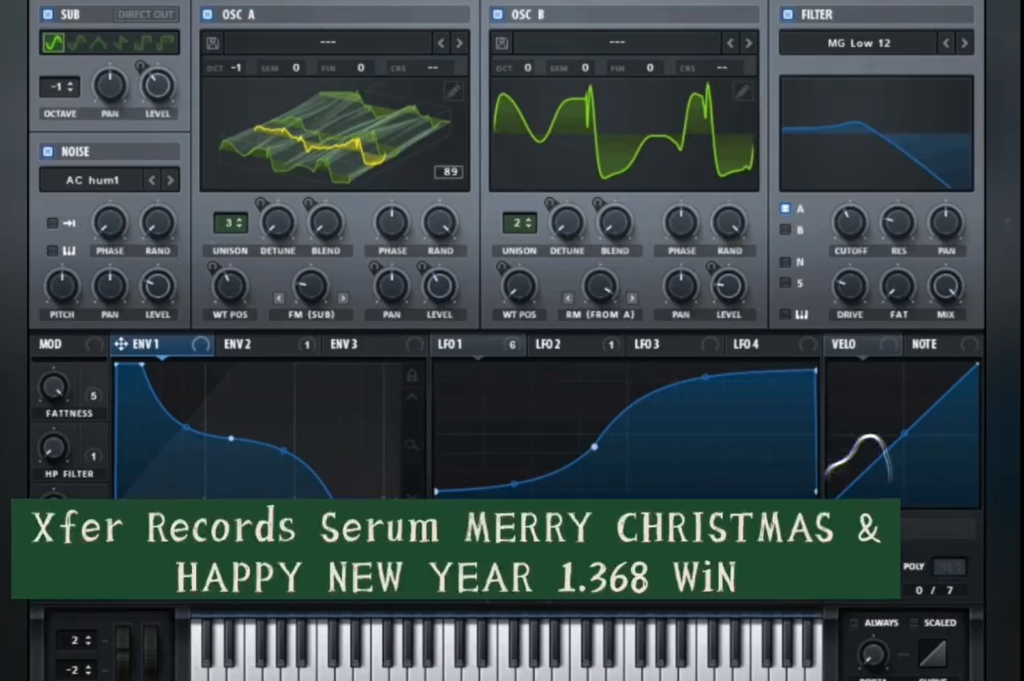 血清合成器圣诞版 Xfer Records Serum v1.368 WIN-音浪网-音乐制作系统办公资源