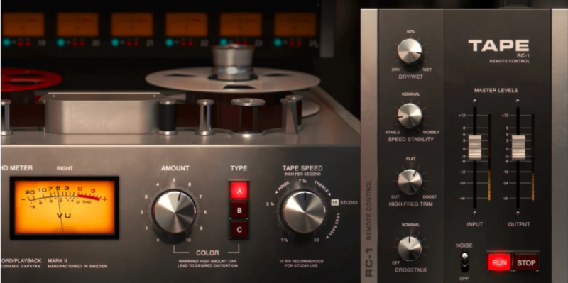 磁带效果模拟器 – Softube Tape v2.5.9 WiN-音浪网-音乐制作系统办公资源