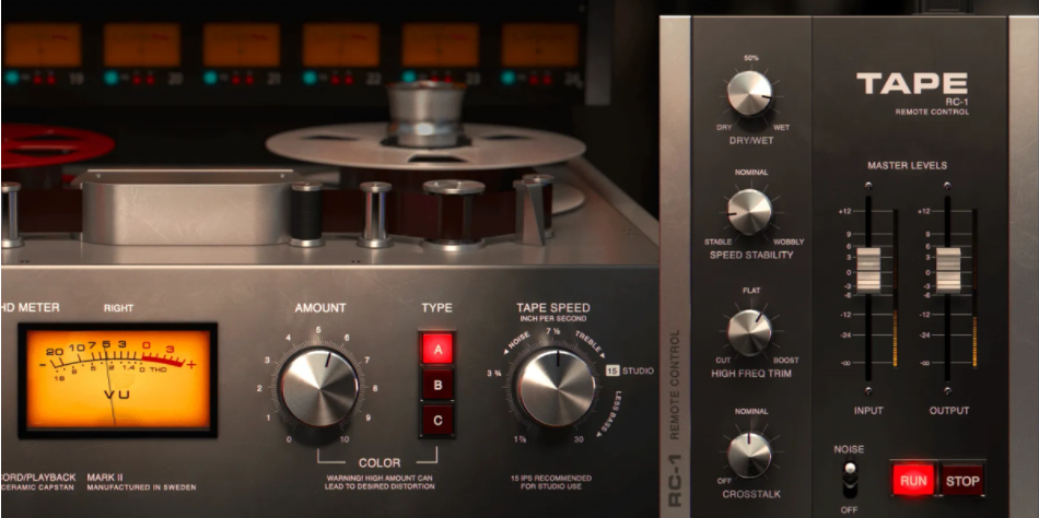 磁带效果模拟器 – Softube Tape v2.5.9 WiN-音浪网-音乐制作系统办公资源