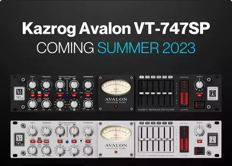 艾威龙 母带处理器插件 Kazrog.Avalon.VT747SP.v1.0.0-FLARE-音浪网-音乐制作系统办公资源