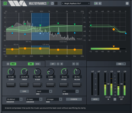 多频段动态处理器插件 Wave Arts MultiDynamics 7 v7.0.0-R2R WiN-音浪网-音乐制作系统办公资源