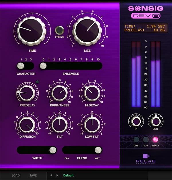 华丽的混响插件 – ReLab Sonsig Rev-A v1.0.1 WiN-音浪网-音乐制作系统办公资源