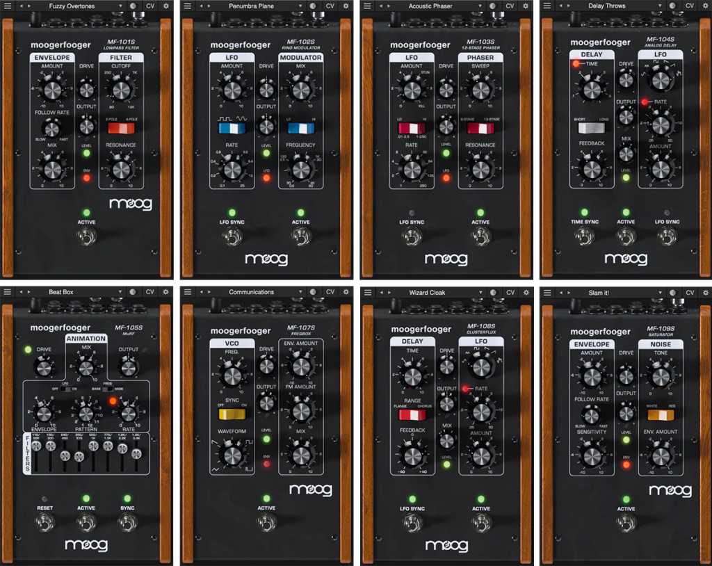 传奇效果器套装 Moog Music Moogerfooger Effects Plugin Bundle v1.2.0 WIN-音浪网-音乐制作系统办公资源
