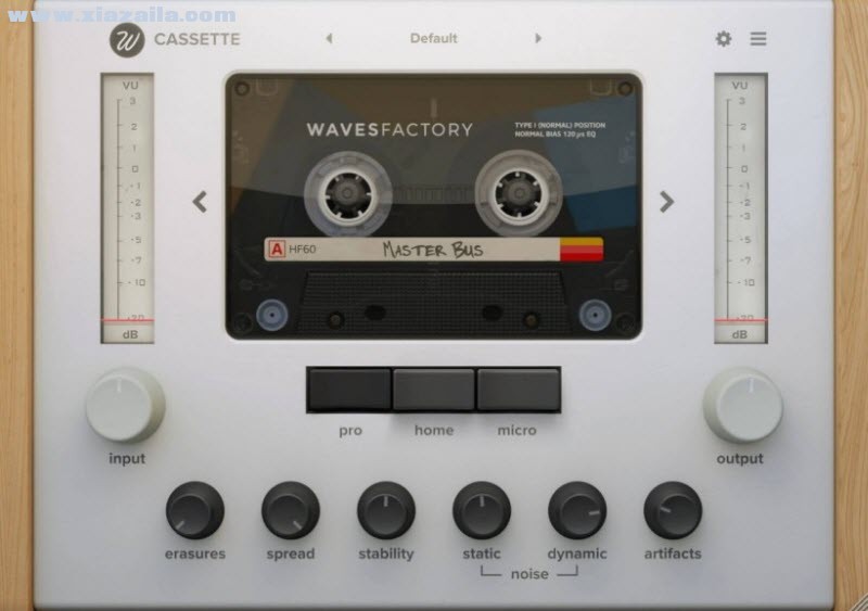 磁带饱和效果器 Wavesfactory Cassette v1.0.6 WIN-音浪网-音乐制作系统办公资源
