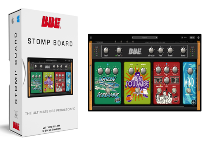 踏板集成放大器插件包 BBE Sound Stomp Board v1.4.0 WiN R2R-音浪网-音乐制作系统办公资源