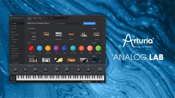 经典模拟键盘音源 Arturia Analog Lab V v5.7.2 WIN-音浪网-音乐制作系统办公资源