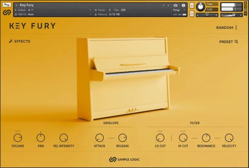 超级键盘音色库 Sample Logic Key Fury KONTAKT-音浪网-音乐制作系统办公资源