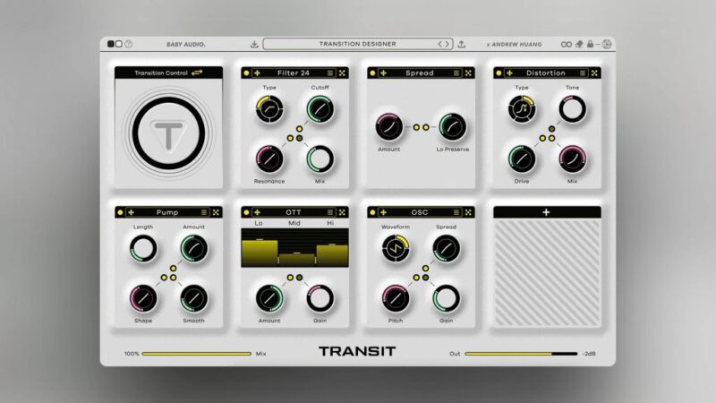 创意多功能效果器 BABY Audio Transit v1.0.0 WIN/MAC-音浪网-音乐制作系统办公资源
