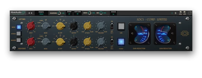 最经典压缩效果器 Kiive Audio ADC1 Compressor v1.0.1 WIN/MAC(2022.11.17更新版本)-音浪网-音乐制作系统办公资源