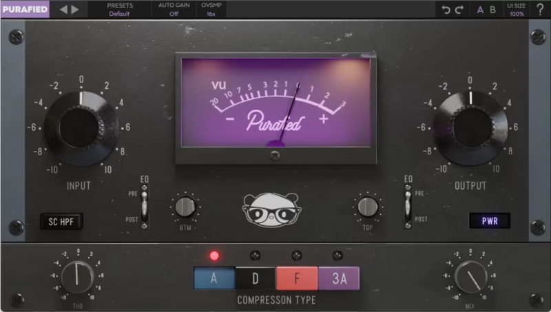 经典压缩器 Purafied VU Compressor v1.0.3 Regged WIN/macOS-音浪网-音乐制作系统办公资源