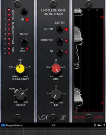 Plugin Alliance & Lindell Audio - 902 De-Esser-琴洛音频资源网