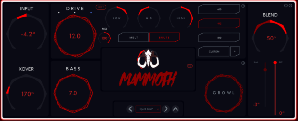 猛犸象贝斯效果器 Aurora DSP Mammoth 1.5.0 WIN R2R-琴洛音频资源网