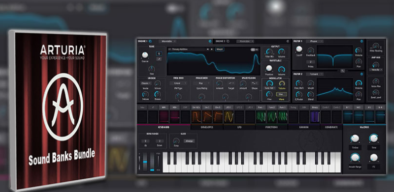 Arturia声音包 Arturia Sound Banks Bundle 2023.7 WIN-音浪网-音乐制作系统办公资源