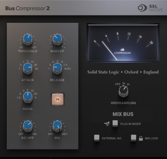 压缩器 Solid State Logic Native Bus Compressor 2 v1.0.0.36 WIN-音浪网-音乐制作系统办公资源