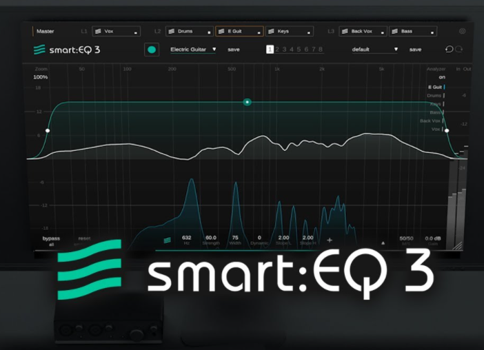 跨通道处理AI均衡器插件 Sonible smartEQ3 v1.0.0 WiN-音浪网-音乐制作系统办公资源
