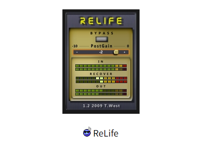 ReLife 1.2效果器 WIN/MAC-音浪网-音乐制作系统办公资源