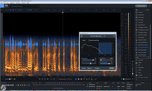 人声音频处理工具 iZotope RX8 WIN-音浪网-音乐制作系统办公资源