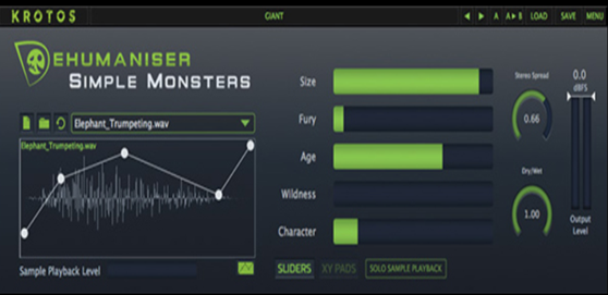 声音设计插件 Krotos Dehumaniser Simple Monsters v1.1.4-R2R WiN-音浪网-音乐制作系统办公资源