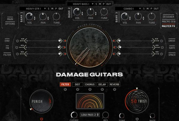 史诗级吉他乐句音色库 Heavyocity Damage Guitars KONTAKT-音浪网-音乐制作系统办公资源