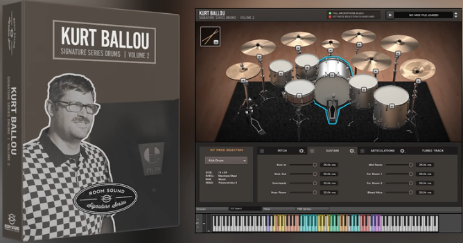 科特巴卢鼓音源 Kurt Ballou Signature Series Drums Kontakt-音浪网-音乐制作系统办公资源