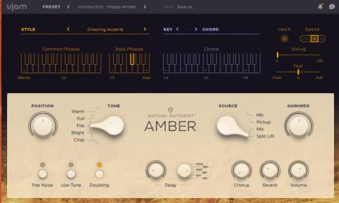 UJAM Virtual Guitarist AMBER2 v2.1.1-R2R-音浪网-音乐制作系统办公资源