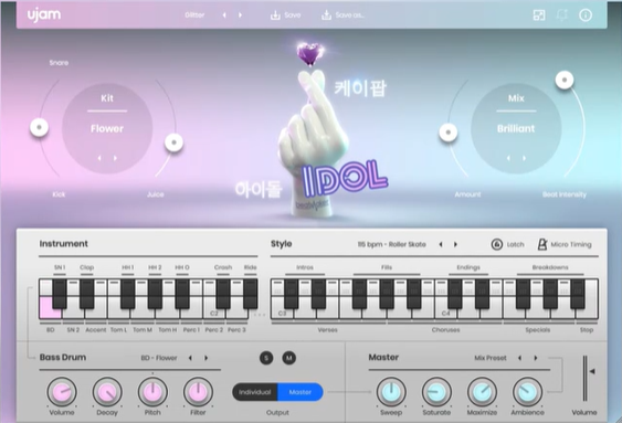 KPOP鼓机音色库 UJAM Beatmaker IDOL WIN-音浪网-音乐制作系统办公资源