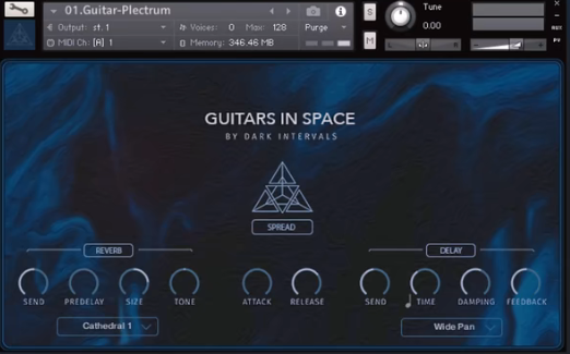 空间氛围电吉他音色库 GUITARS IN SPACE Kontakt-音浪网-音乐制作系统办公资源