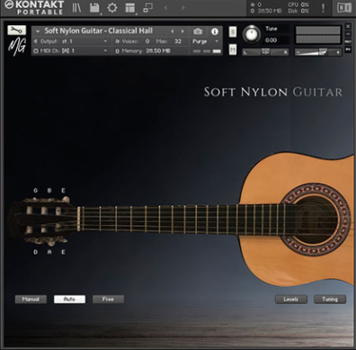 尼龙弦吉他音色库 MG Soft Nylon Guitar KONTAKT-音浪网-音乐制作系统办公资源