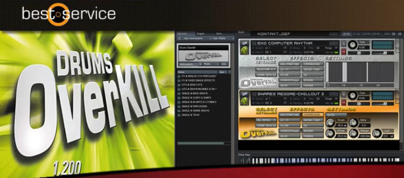 电鼓音色库流行 Overkill RnB Kontakt-音浪网-音乐制作系统办公资源