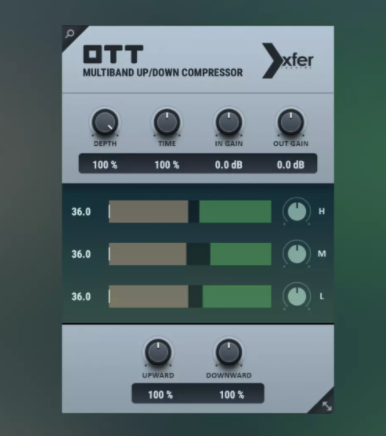 多段压缩效果器 Xfer Records OTT v1.37 WIN/MAC-音浪网-音乐制作系统办公资源