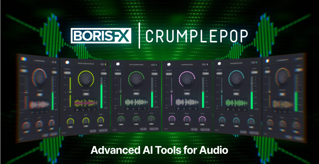 终极AI混音套装 Boris FX CrumplePop Complete 2023.6 WIN（更新Rev2版）-音浪网-音乐制作系统办公资源