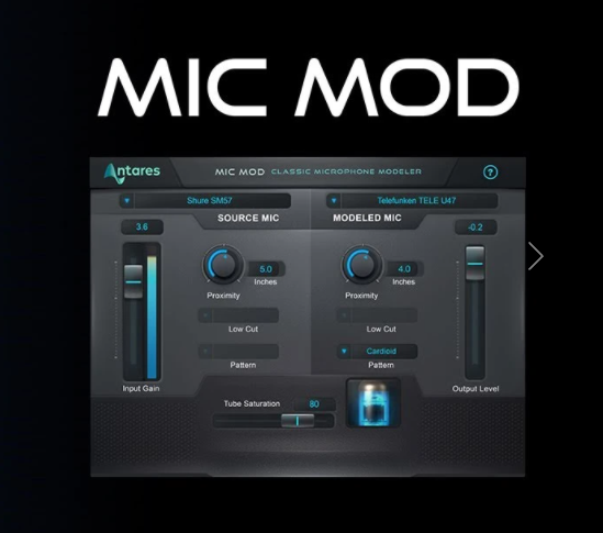 建模麦克风插件 Antares Mic Mod v4.3.0 WIN-音浪网-音乐制作系统办公资源