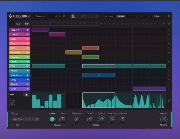 创意多效果音序器效果器 Sugar Bytes Effectrix 2 v2.0.0 WIN/MAC（附激活码）-音浪网-音乐制作系统办公资源