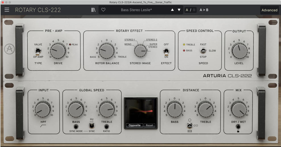 经典喇叭模拟插件 Arturia Rotary CLS-222 v1.0.0 WIN-音浪网-音乐制作系统办公资源