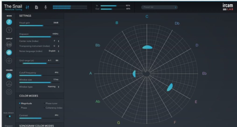 高精度频谱分析仪 Ircam Lab The Snail v1.4.1 WIN-音浪网-音乐制作系统办公资源