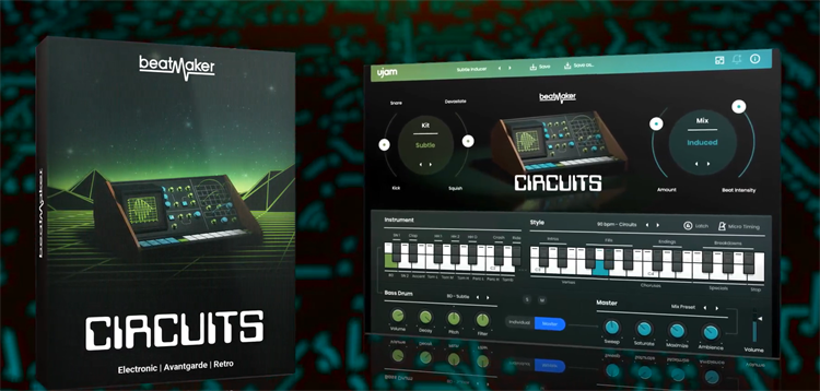 经典鼓机节拍 UJAM Beatmaker CIRCUITS v2.2.1 WIN-音浪网-音乐制作系统办公资源