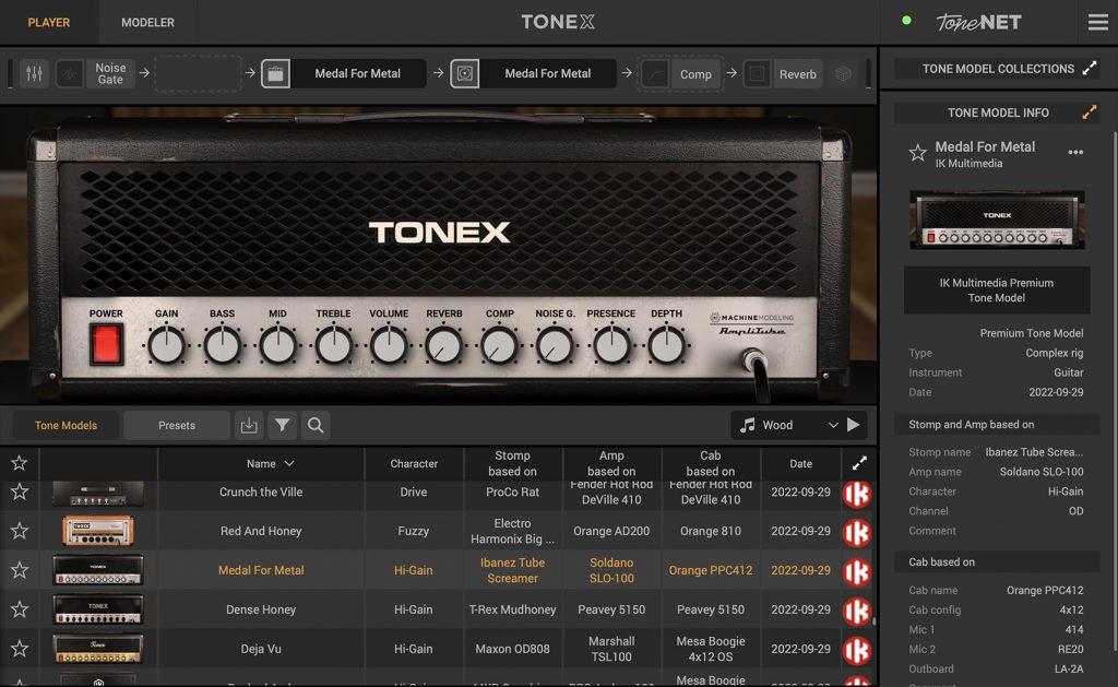 AI建模吉他效果器 IK Multimedia TONEX MAX v1.1.6 WIN-音浪网-音乐制作系统办公资源