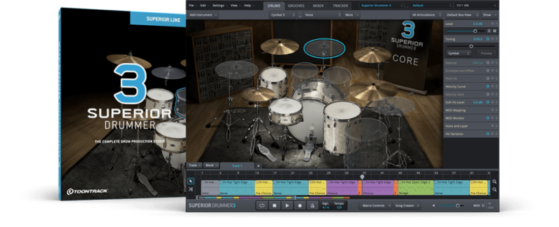 超级鼓手升级 Toontrack Superior Drummer v3.3.6 WIN/MAC-音浪网-音乐制作系统办公资源