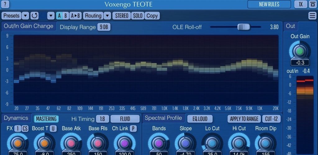 母带均衡效果器 Voxengo TEOTE v1.12 WiN-音浪网-音乐制作系统办公资源