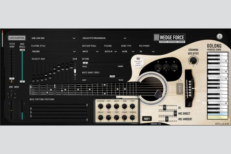 仿真吉他效果器 Plugin Alliance – Wedge Force Onlong v1.0.4 WIN-音浪网-音乐制作系统办公资源