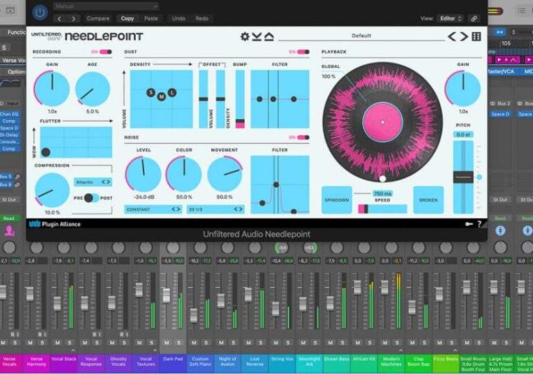 黑胶仿真插件 Plugin Alliance Unfiltered Audio – Needlepoint v1.0 macOS-音浪网-音乐制作系统办公资源