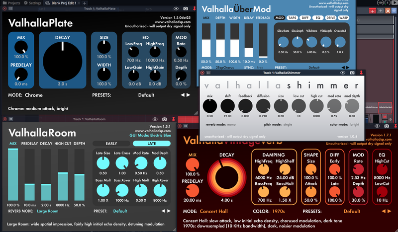 高品质混响套装 Valhalla DSP Bundle 2022.01 (MacOS M1 / INTEL 版本)-音浪网-音乐制作系统办公资源