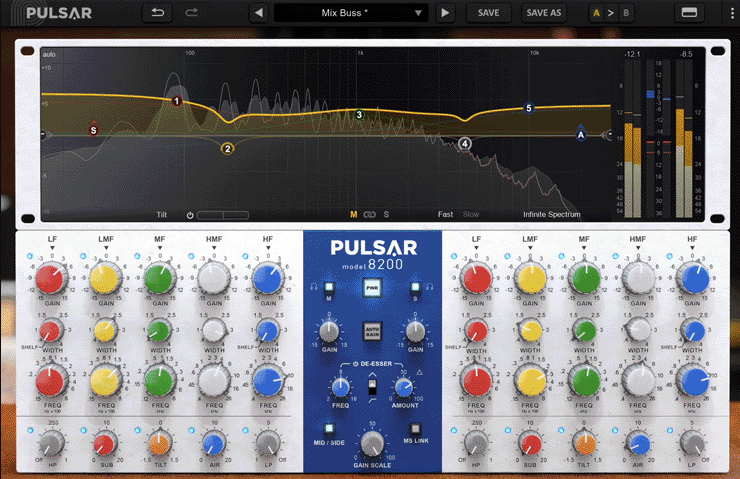 模拟传奇8200 EQ效果器 Pulsar Audio Pulsar 8200 v1.0.6 WIN-音浪网-音乐制作系统办公资源