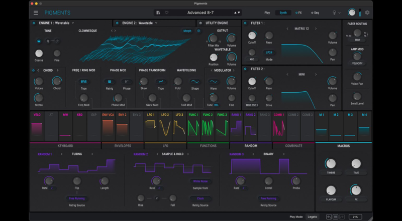 现代数字合成器 Arturia Pigments v5.0.1 WIN/MAC-音浪网-音乐制作系统办公资源