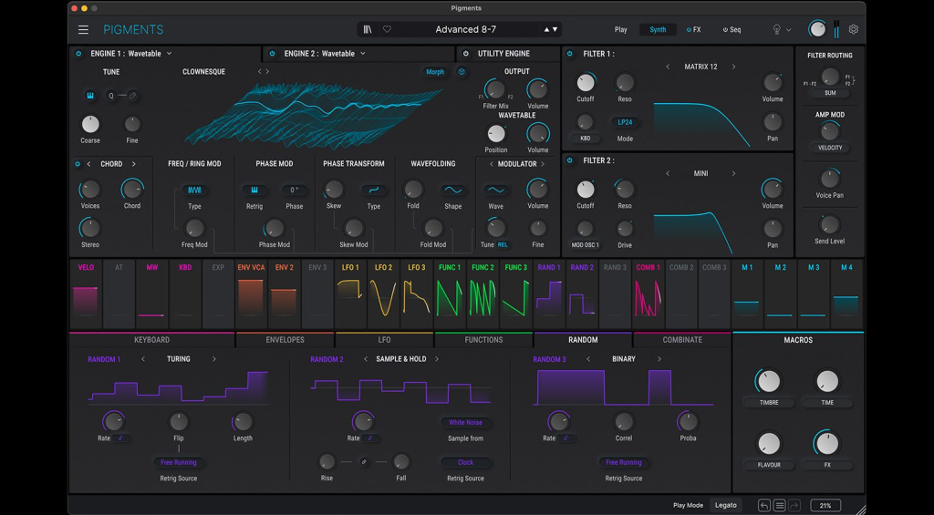 现代数字合成器 Arturia Pigments v5.0.1 WIN/MAC-音浪网-音乐制作系统办公资源