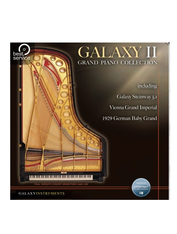 经典大三角钢琴 Best Service Galaxy German Baby Grand v1.5 KONTAKT-音浪网-音乐制作系统办公资源