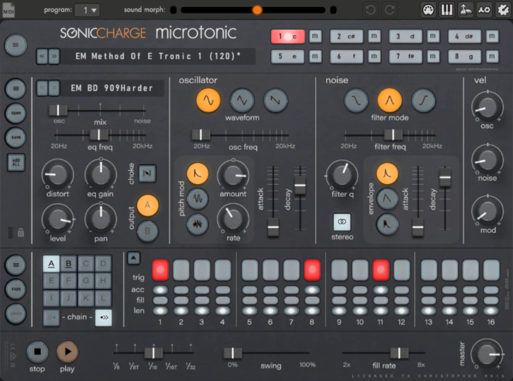 人工智能鼓合成器 Sonic Charge Microtonic v3.3.4 WIN（含附加内容、安装教程）-音浪网-音乐制作系统办公资源